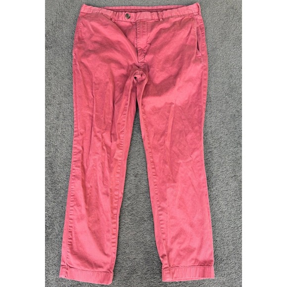 Brooks Brothers Red Fleece Other - Brooks Brothers Red Fleece Mens Pink Salmon Chino Pants W36‎ L30 Slim Fit